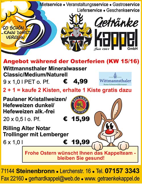 Osterferien - Angebot